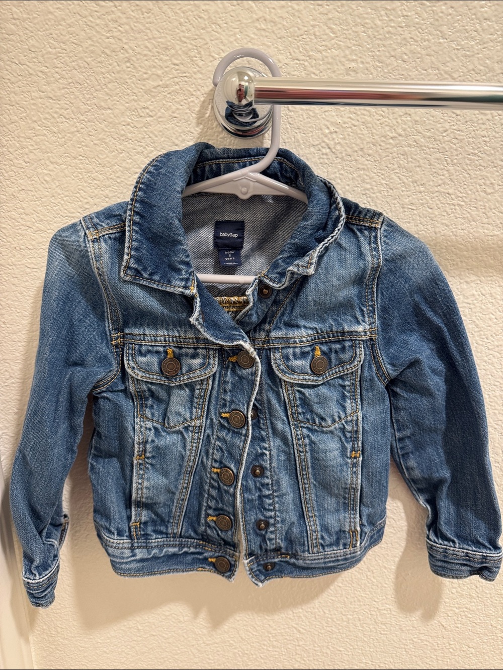 GAP Girls' Medium Blue Denim Jean Jacket